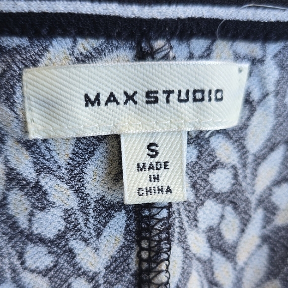 Max Studio Leaf Patterned Midi Dress - Picture 5 of 7